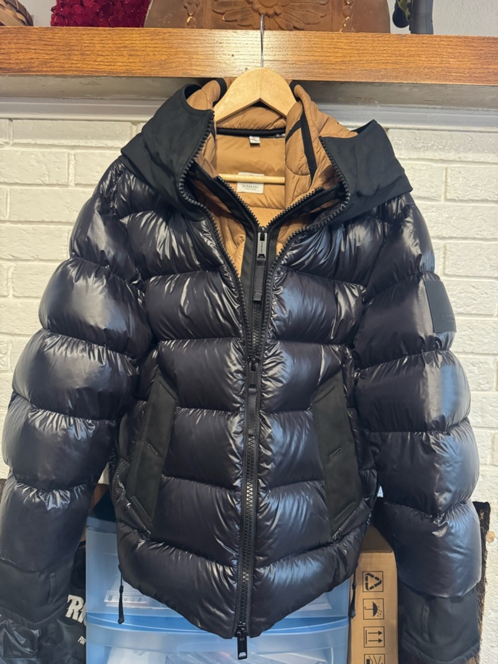 Burberry Double Layer Down Puffer Jacket